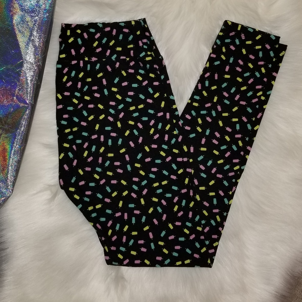 LuLaRoe Popsicle Leggings Size OS